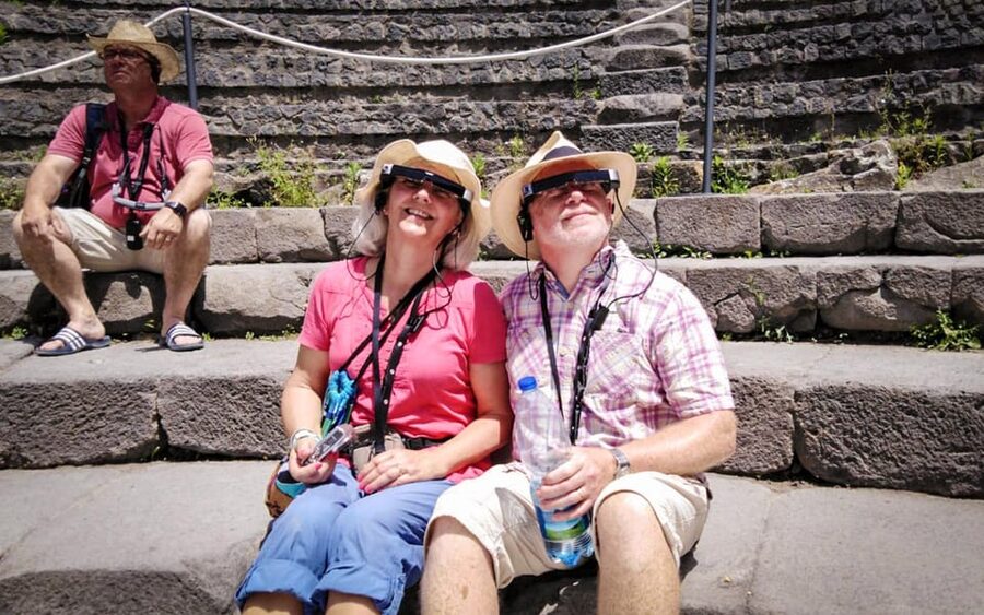Pompeii: AR Glasses Augmented Reality Tour - Walking the Ruins: How the Tour Feels in Real Time