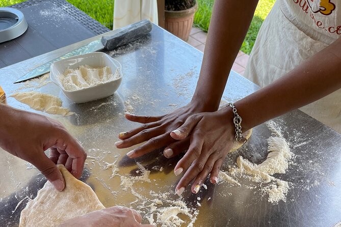 Pompeii: guided tour of the ruins and cooking class fresh pasta - The garden break: from Pompeii ruins to Giardini Balestrieri views