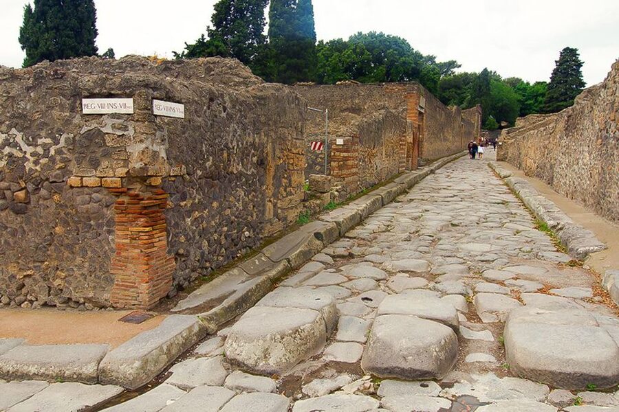 Pompeii: Skip-the-Line Guided Tour with Expert Archaeologist - Roman baths, villas, shops, plus a brothel and city-wall views