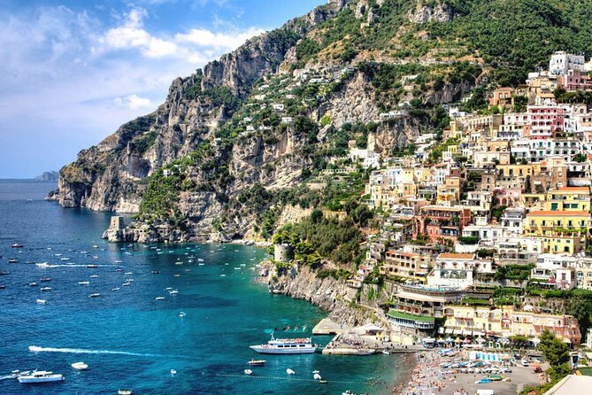 Private Amalfi Coast tour by Vintage Fiat 600 from Naples - Positano Paradise Lounge Bar: a short coffee breather