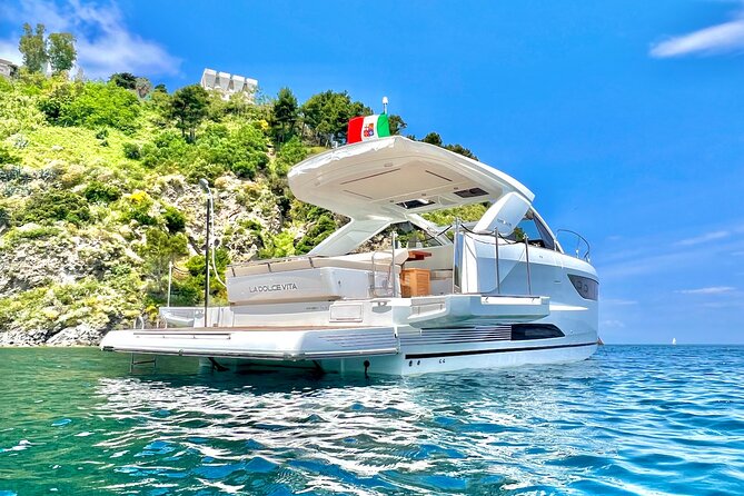 Private boat tour from Naples to Capri+Amalfi Coast JEANNEAU DB43 - Pickup in Naples: luxury vehicles and a smooth start