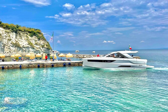 Private boat tour from Naples to Capri+Amalfi Coast JEANNEAU DB43 - Capri round tour: grottos, swim cove time, and the Faraglioni views