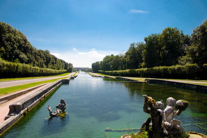 Private Caserta Royal Palace & Gardens Guided Tour inc. Shuttle - English Garden shuttle: seeing the fountains and myths without wasting time