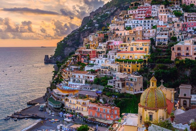 Private Day Tour: Sorrento, Positano, Amalfi, Ravello from Naples - Positano: pastel lanes, Santa Maria Assunta, and photo-ready chaos