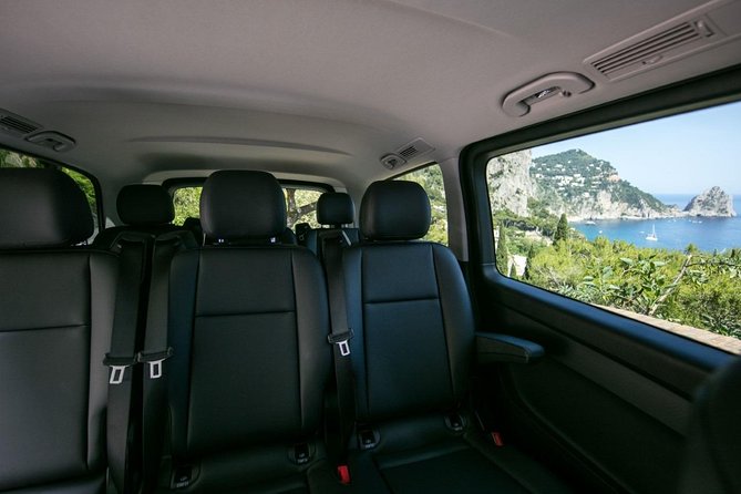 Private Transfer from/to Naples airport to Sorrento one way - The car ride itself: AC, Wi‑Fi, and how to use that time well