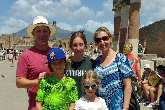 Rome to Pompeii Tour for Kids & Families w Hotel Pickup & Skip-the-Line Tickets - Skip-the-Line Pompeii Entry and a Private Pace
