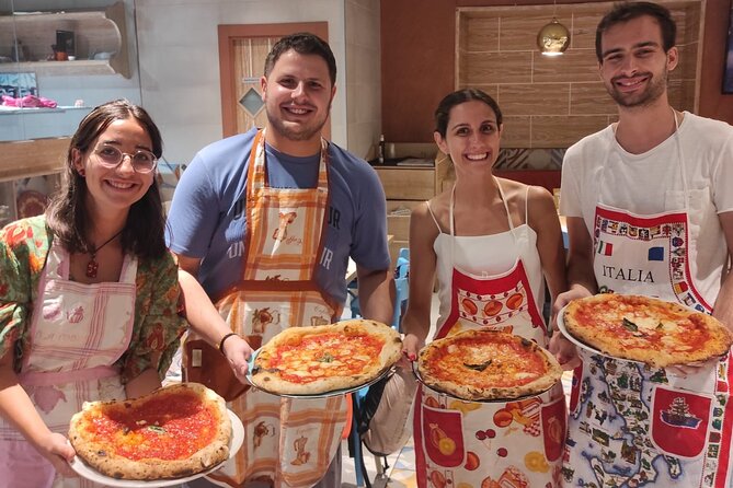 Semi-Private Pizza Making Experience in Naples with Drink - Meet the Team, then Get to Dough (Piazza Municipio to an Old Neapolitan Pizzeria)