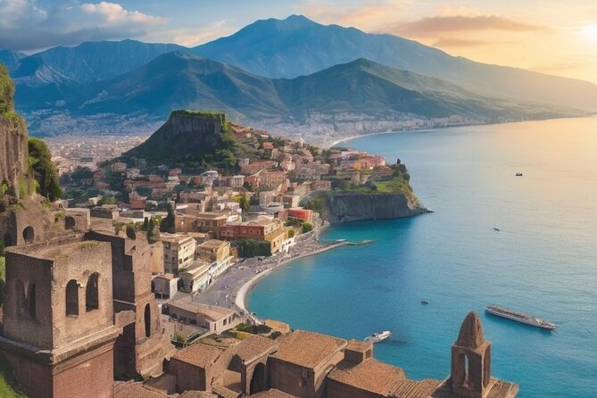 Shared Tour Pompeii and Amalfi Coast - Sorrento self-guided hour: limoncello pastry, gelato, and easy roaming