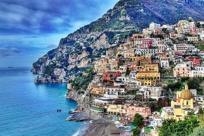 Sorrento-Positano-Amalfi Combined Tour with Lunch - Positano: Staircase Down to the Beach and Guided Photo Time