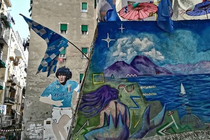 Spanish Quarter of Neaples StreetArt & Traditions, with coffee and babà - Stop 4: Vico Lungo Gelso street art for a strong finish near Piazza Plebiscito