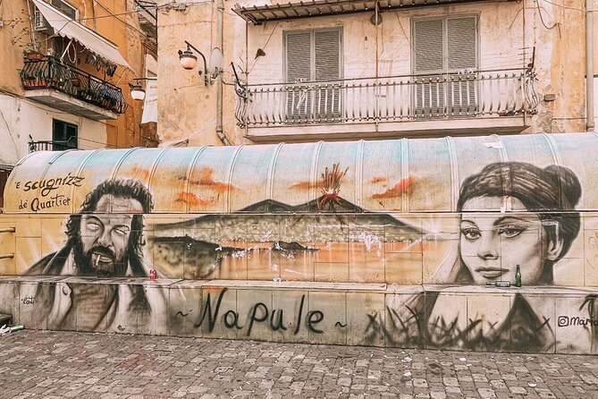 Street Art of Spanish Quarters and Maradona Tour - Naples street art as a map of identity