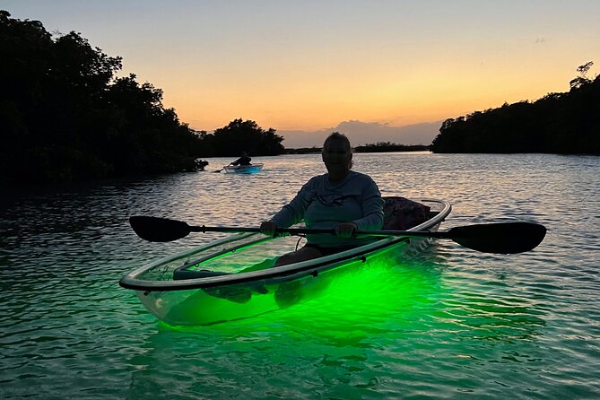 Sunset and Glow Clear Kayak Tour in North Naples - LED Lights After Dark: Seeing Underwater Life From a Clear Hull