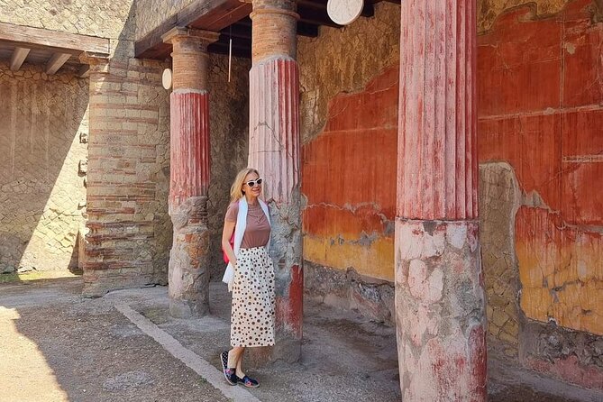 The charm of Pompeii and Herculaneum.Private Tour with Official Guide - Herculaneum excavations: the quieter, villa-focused half of the day