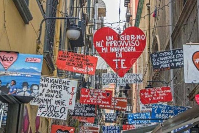 The Spanish Quarters, Street Art and Local Market Tour in Naples - Piazza Plebiscito sights: San Carlo, Galleria Umberto, Royal Palace framing