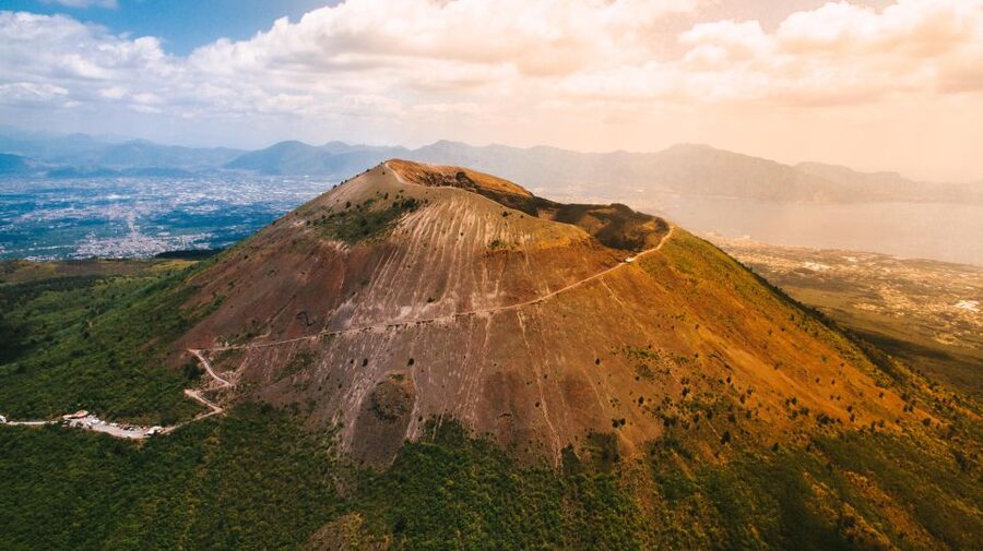 Vesuvius: entrance ticket + bus round-trip - The ride up: bus transfer through the national park